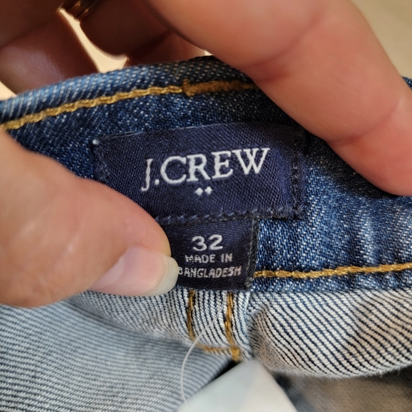 J. Crew Factory New High Rise Wide Leg Classic Coastal Jeans Womens Size 32 - Picture 5 of 8